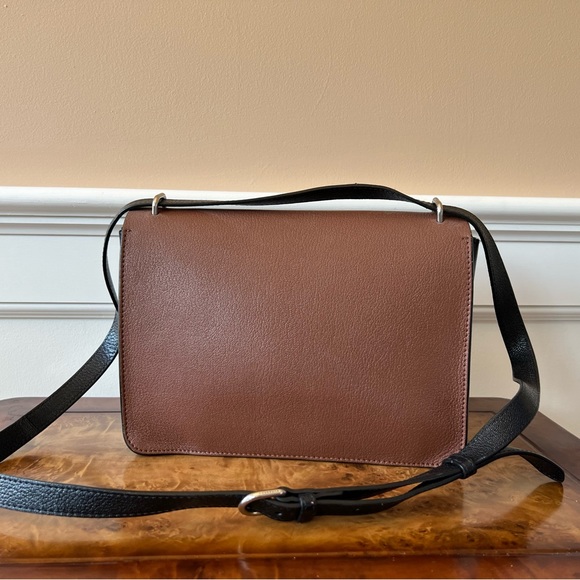 Burberry The D-Ring Medium Bag in Tan Leather with Vintage Check Motif - Picture 4 of 11